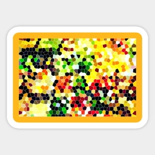 Colorful marble Sticker